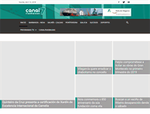 Tablet Screenshot of canalriasbaixas.com