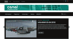 Desktop Screenshot of canalriasbaixas.tv