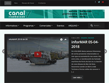 Tablet Screenshot of canalriasbaixas.tv
